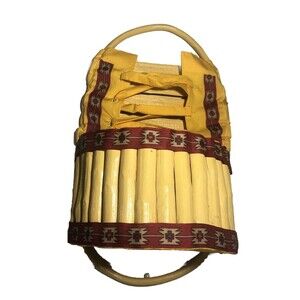 Native American Southwestern Design Cradleboard 18" Display piece, New